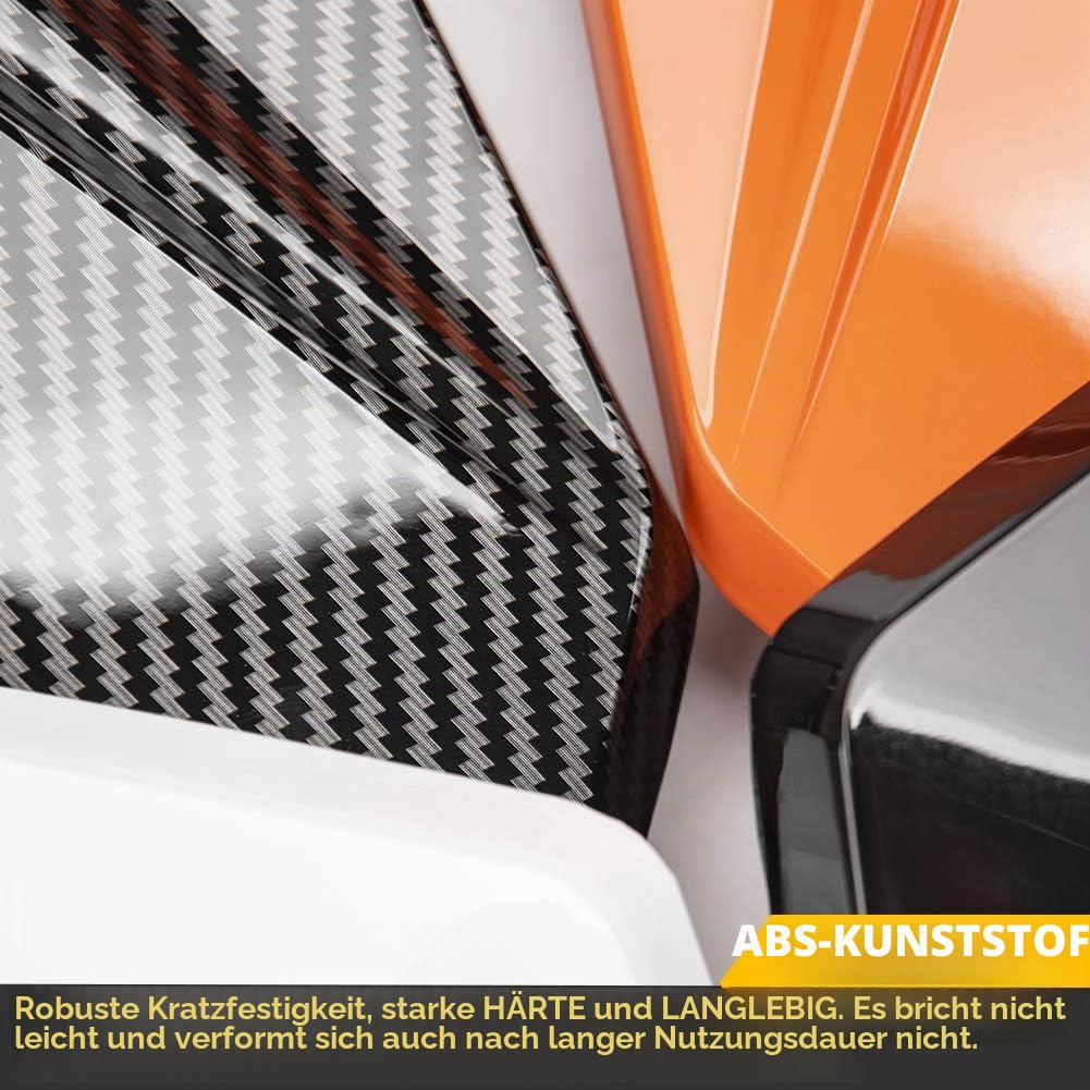 Motorrad-Soziussitzabdeckung für den Soziussitz, harter ABS-Motorverkleidung, Heckabschnitt für Duke 125 Duke125 2017-2022 Duke 250 Duke250 2021-2022 Duke 390 Duke390 2017-2023 (Weiß)