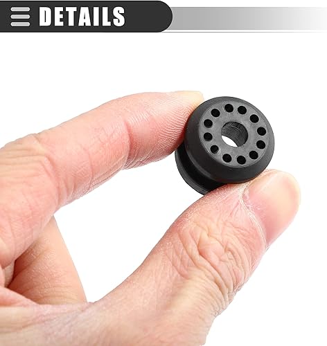 Miniatura 7 de Motoforti Buje de enlace de caja de transferencia, para Dodge para Ram 2500 2003-2008, goma, 52105555AA 55366066AB, negro, 2 unidades