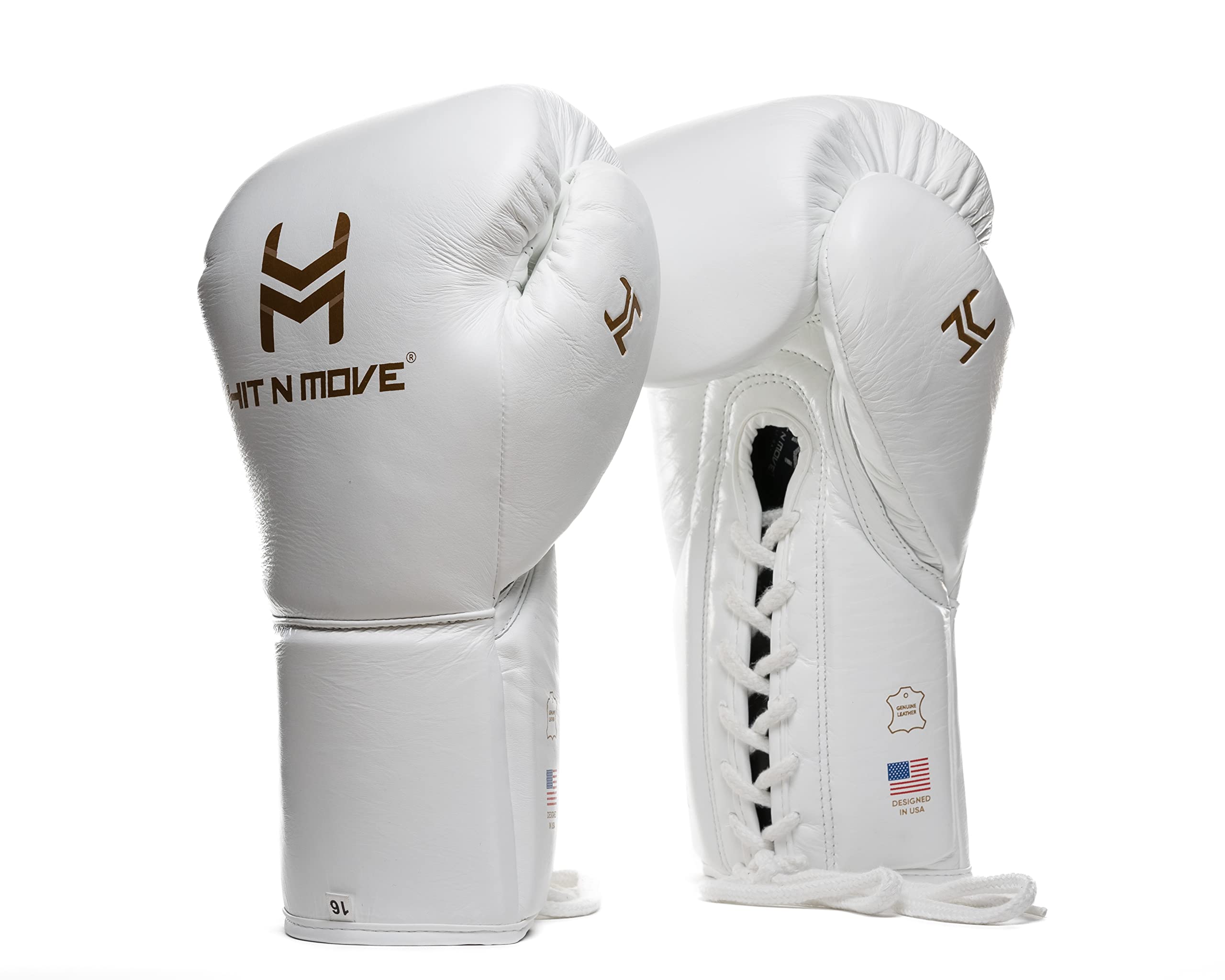 HIT N MOVE All Day Pro Balance Sparring and Bag Boxing Gloves LACE UP, Boxing Gloves Men & Women, Boxing Equipment, Sparring & Bag Gloves for Boxing,