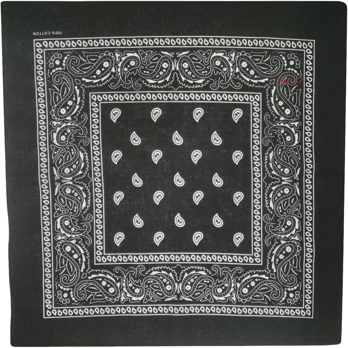 mrsweeneytodd.com MSTBlack MST Bandana | 100% Cotton | Cashew Flower Design