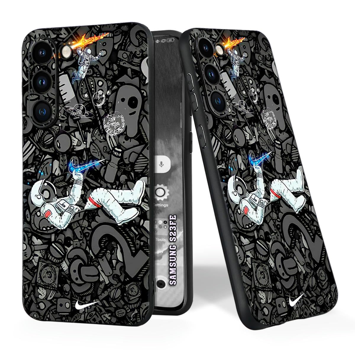 PrintWhiz Soft Silicone Mobile Back Cover Compatible with Samsung Galaxy S23FE (Multicolor)(@21-SAM-S23FE-241) (B0DDHGY86Y) Amazon Price History, Amazon Price Tracker