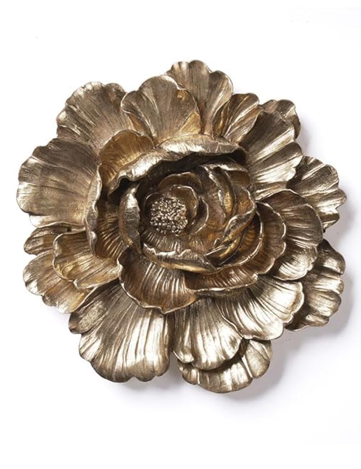 HAUCOZE Decoración de Pared Decorativa Figura Flores Regalo Escultura Modern Estatua Interior Salon Arte Decoración del Hogar Resina 31cm