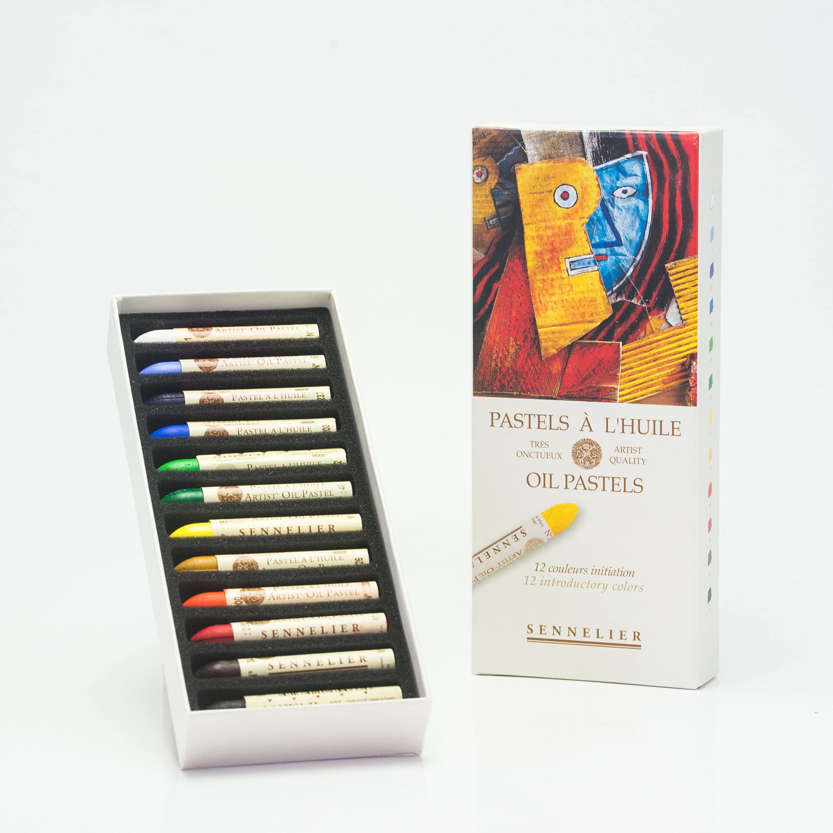 SENNELIER Oil Pastel Set 12 Colors us one size | amzdealz