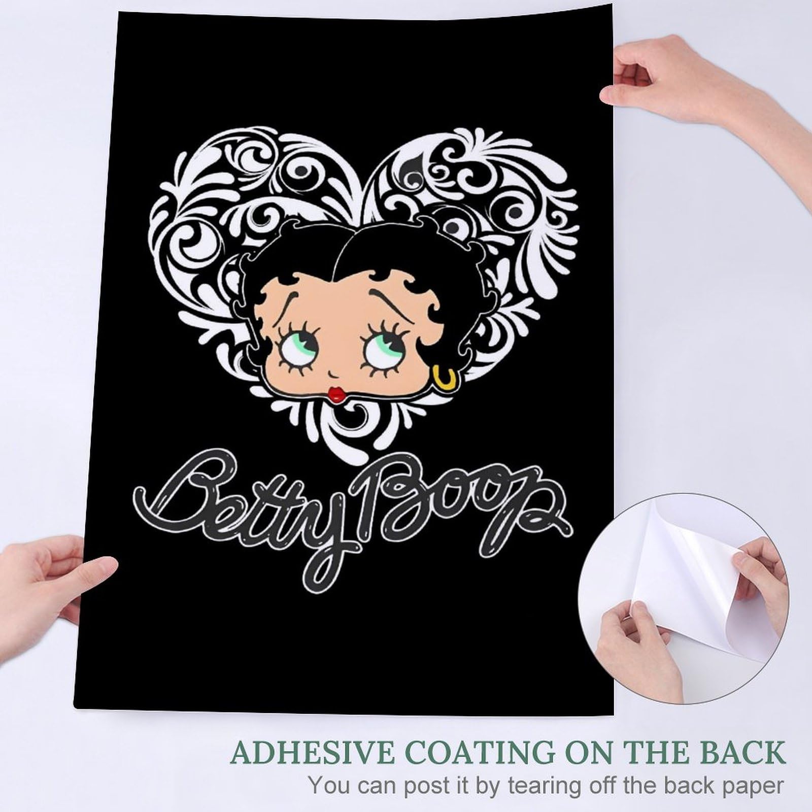 Amazon｜ベティちゃん ポスター 絵画 インテリア 壁紙用 壁紙 アート