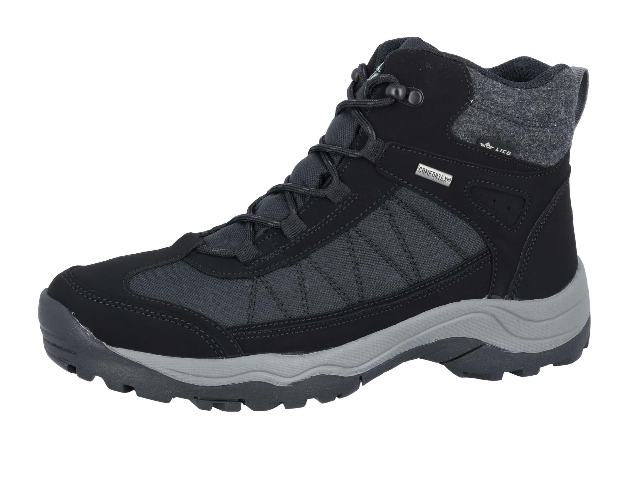 Lico Randers, Men’s Snow Boot, schwarz/grau,