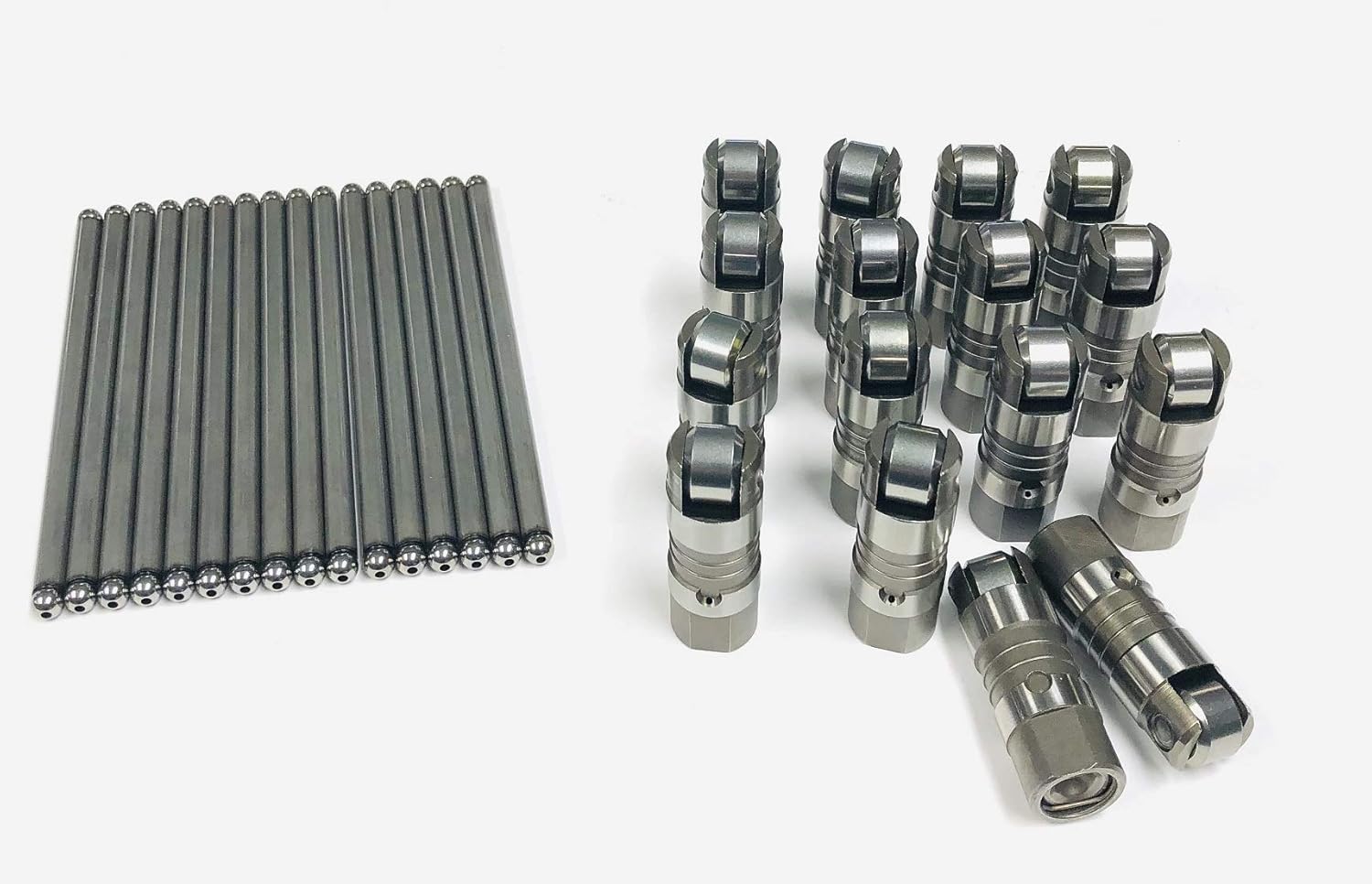 Set of (16) Roller Lifters & Push Rods compatible with 1994