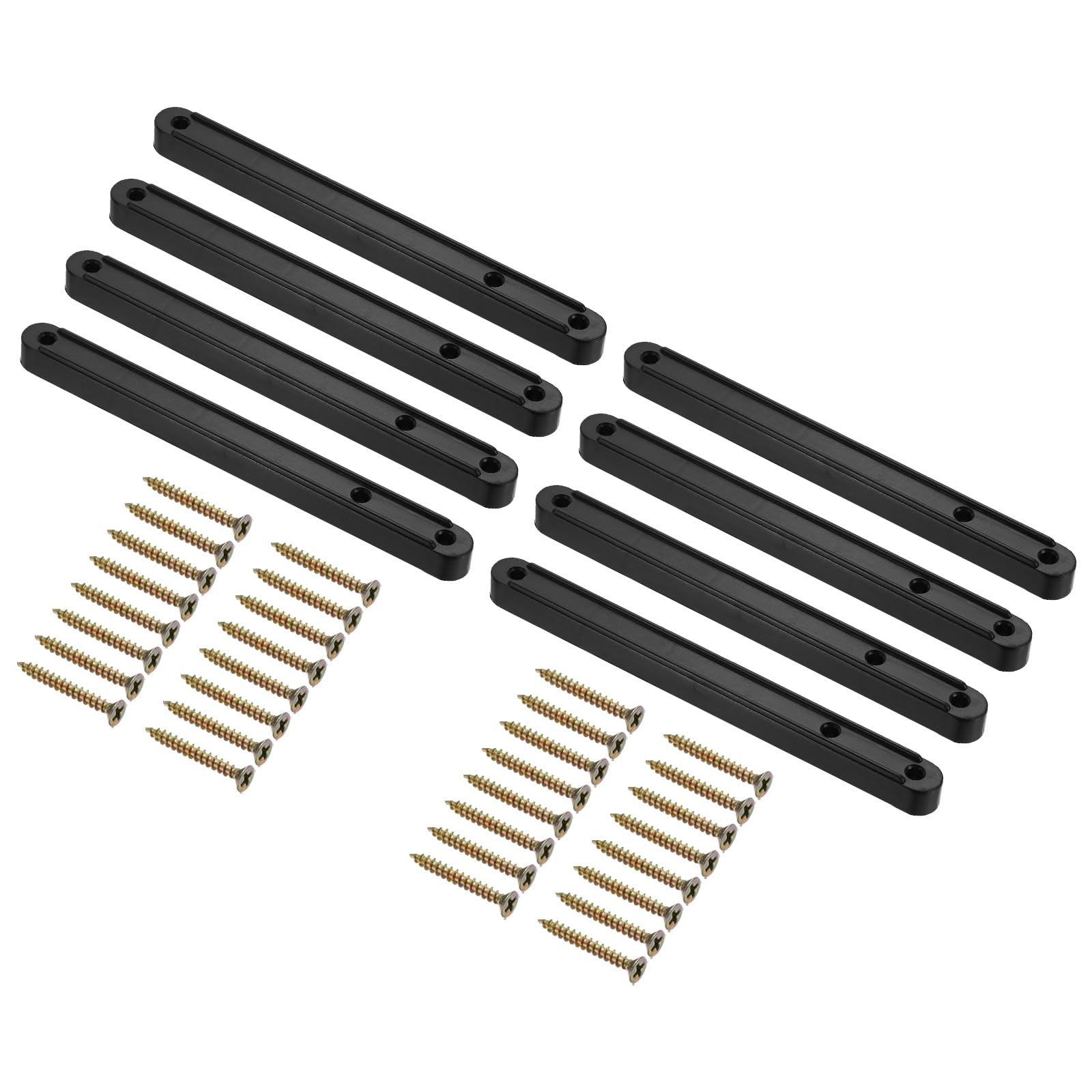 Guías de cajón ranuradas de 180 mm para un deslizamiento suave en armarios y tocadores