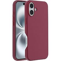 OtterBox Symmetry Series Cactus Leather MagSafe Custodia per iPhone 16 Plus, custodia protettiva sottile antiurto, a prova di caduta, testata 3x vs norme MIL-STD 810G, Rosso
