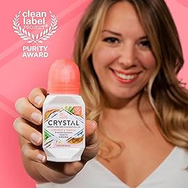 Crystal Deodorant Essence Roll-On 2.25oz Coconut Vanilla (3 Pack)