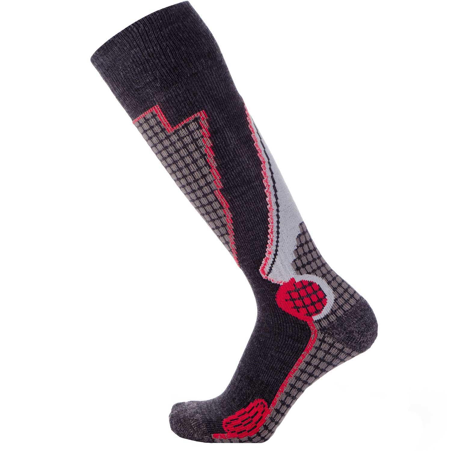 Pure Athlete High Performance Wool Ski Socks - Thermal Warm Merino Wool OTC Sock, Men Women