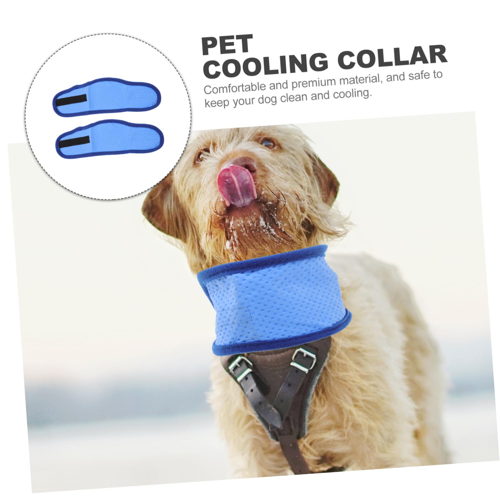 Sosoport 6stücke Pet Kühlhalsband Atmungsaktives Selbstkühlendes Material Für Hunde Kühlung Für Heiße Sommertage Für Kleine Bis Mittelgroße Haustiere