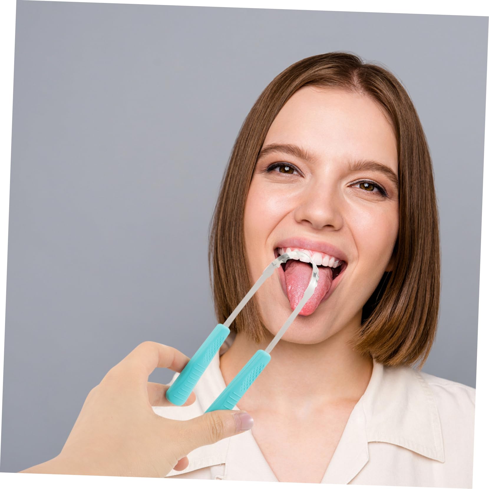 FOMIYES 15 Pz raschietto per lingua portatile scraper boca detergenti per la lingua che rinfrescano l'alito strumento per la pulizia della lingua per adulti raschietti per la lingua fresco