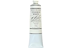 Premium M. Graham & Co. Titanium White Artist Oil Paint - 5oz