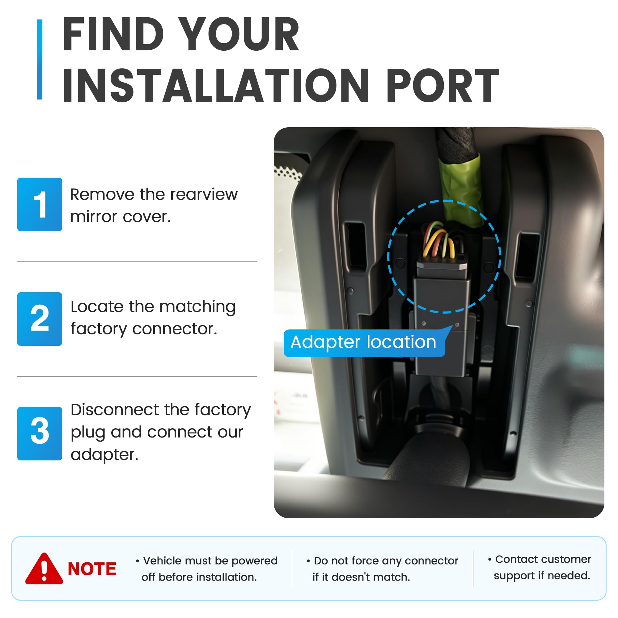 Pixelman - Adaptador de cable de cargador GPS para Garmin (10 pines tipo D), compatible con Chevrolet Silverado/Equinox, GMC Sierra, Cadillac, Buick, etc.