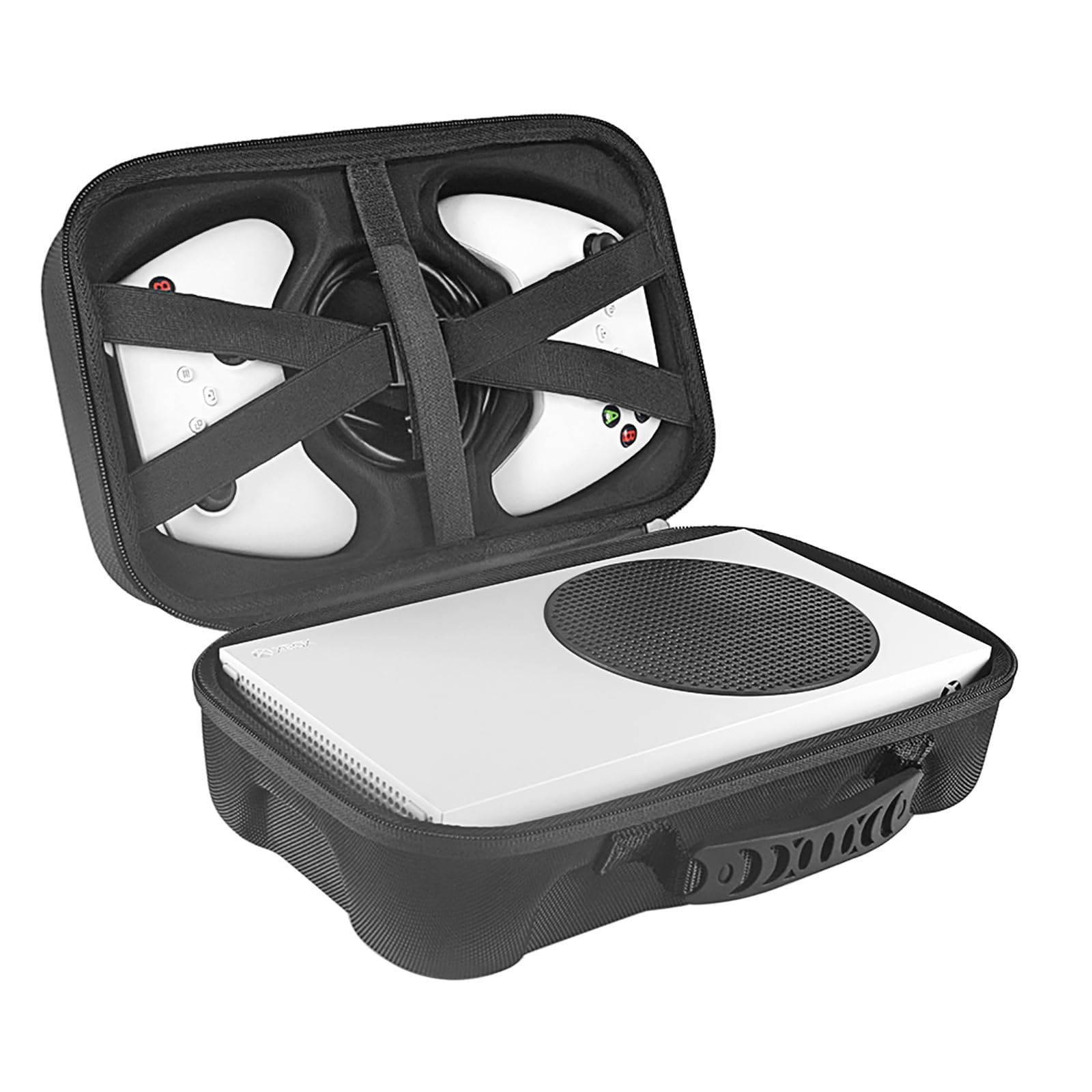ZEZEFUFU EVA twarda torba do przechowywania do konsoli do gier Xbox Series S, akcesoria podróżne do torby do przechowywania