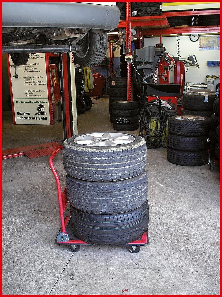 KS Tools - 800.0015 - Chariot à plateforme - L.740 x l.480 x H.810 mm - Chariot pliable - 150kg
