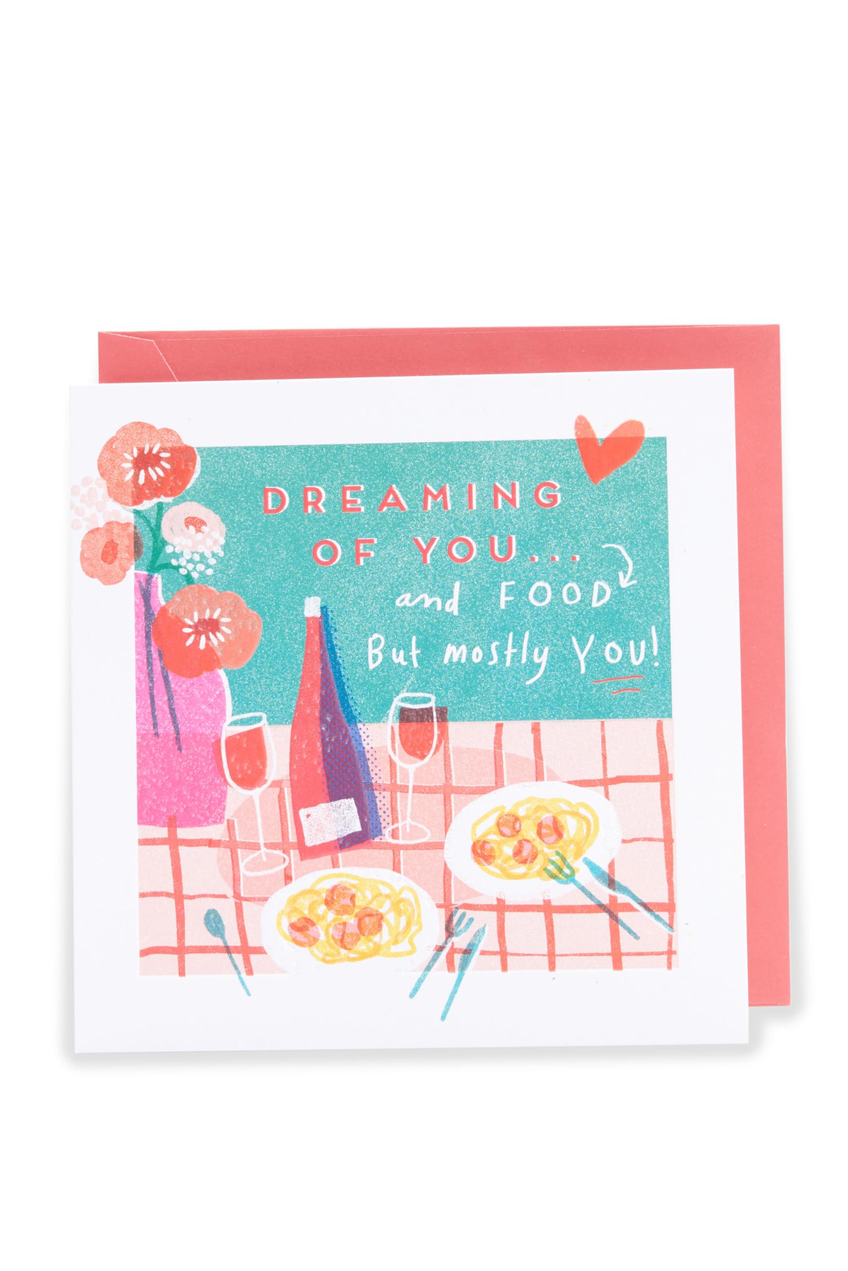 Kindred - Dreaming Of You And Food - Valentines Card