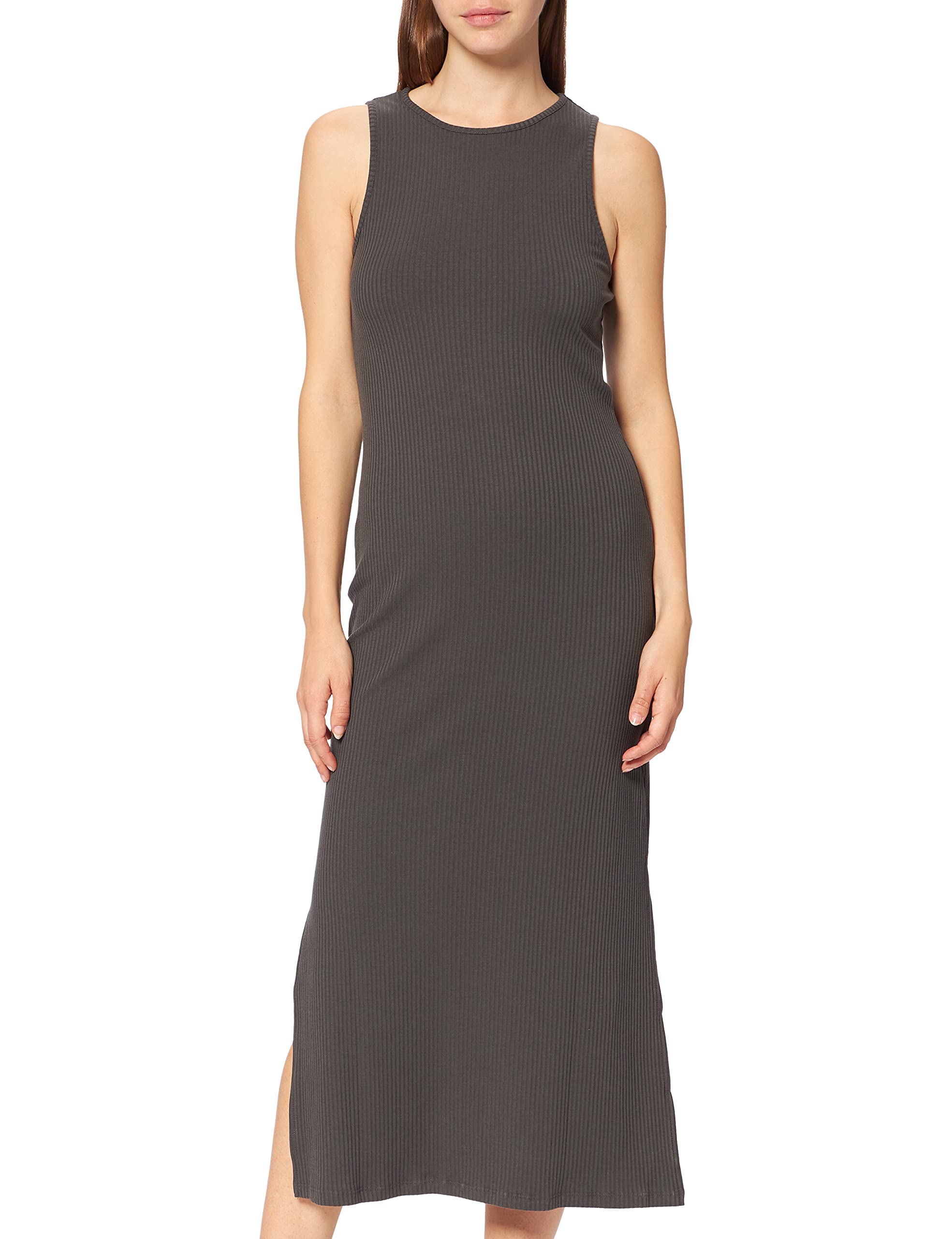 Hurley W Side Slit Rib Maxi Dress Vestido Mujer