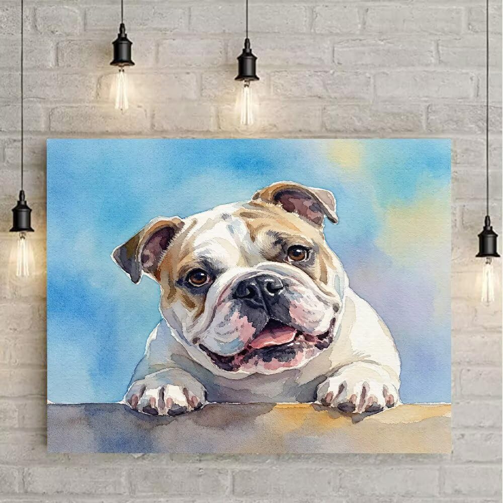 Diamond Painting Bouledogue FrançAis Peinture Diamant 135x100cm V-569T9 | DIY Loisirs Créatifs Adultes Diamant Perle Broderie, 5D Cristal Rond Point de Croix pour Home Wall Decor, Cadeau Femme