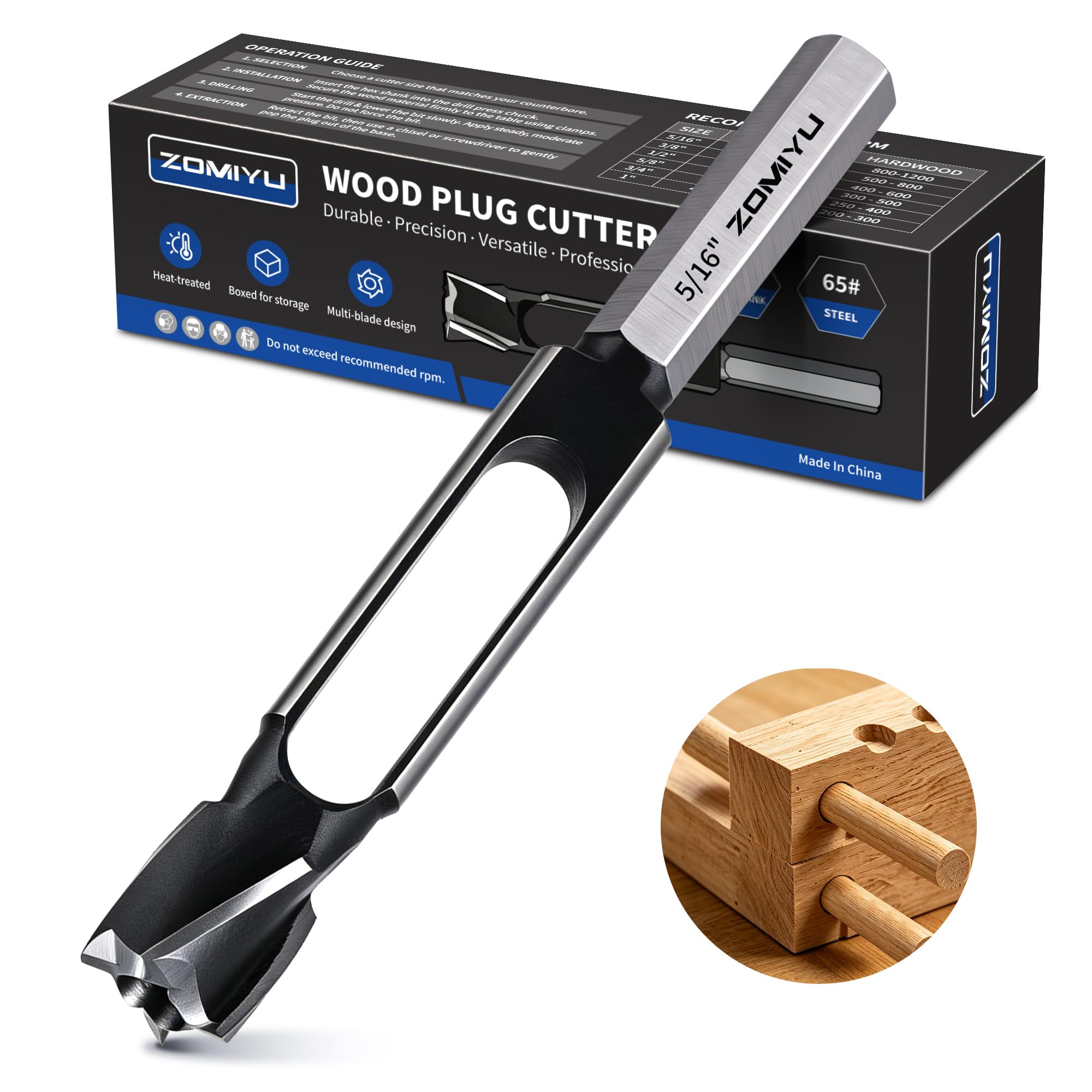 Wood Plug Cutter - Professional Tenon Cutter -14