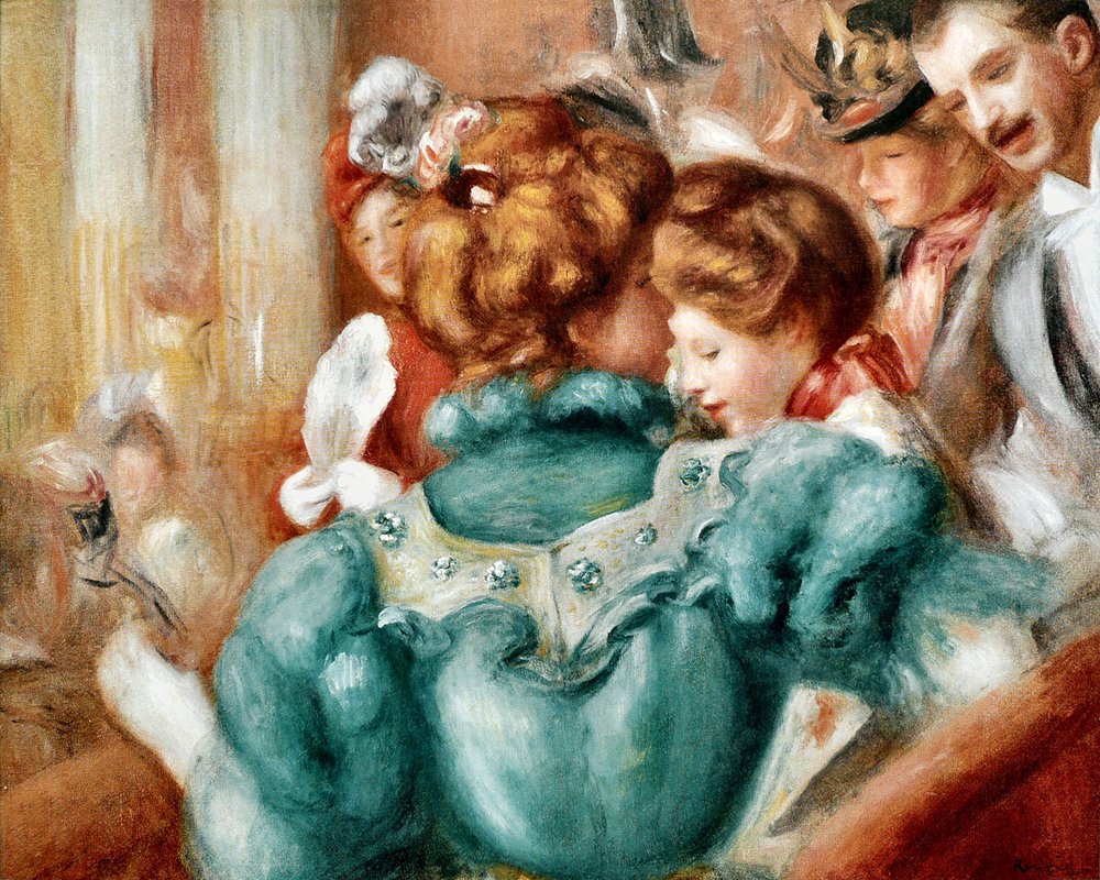 Lámina de Renoir Woman in Blue pequeña, impresión mate de archivo para decoración exclusiva