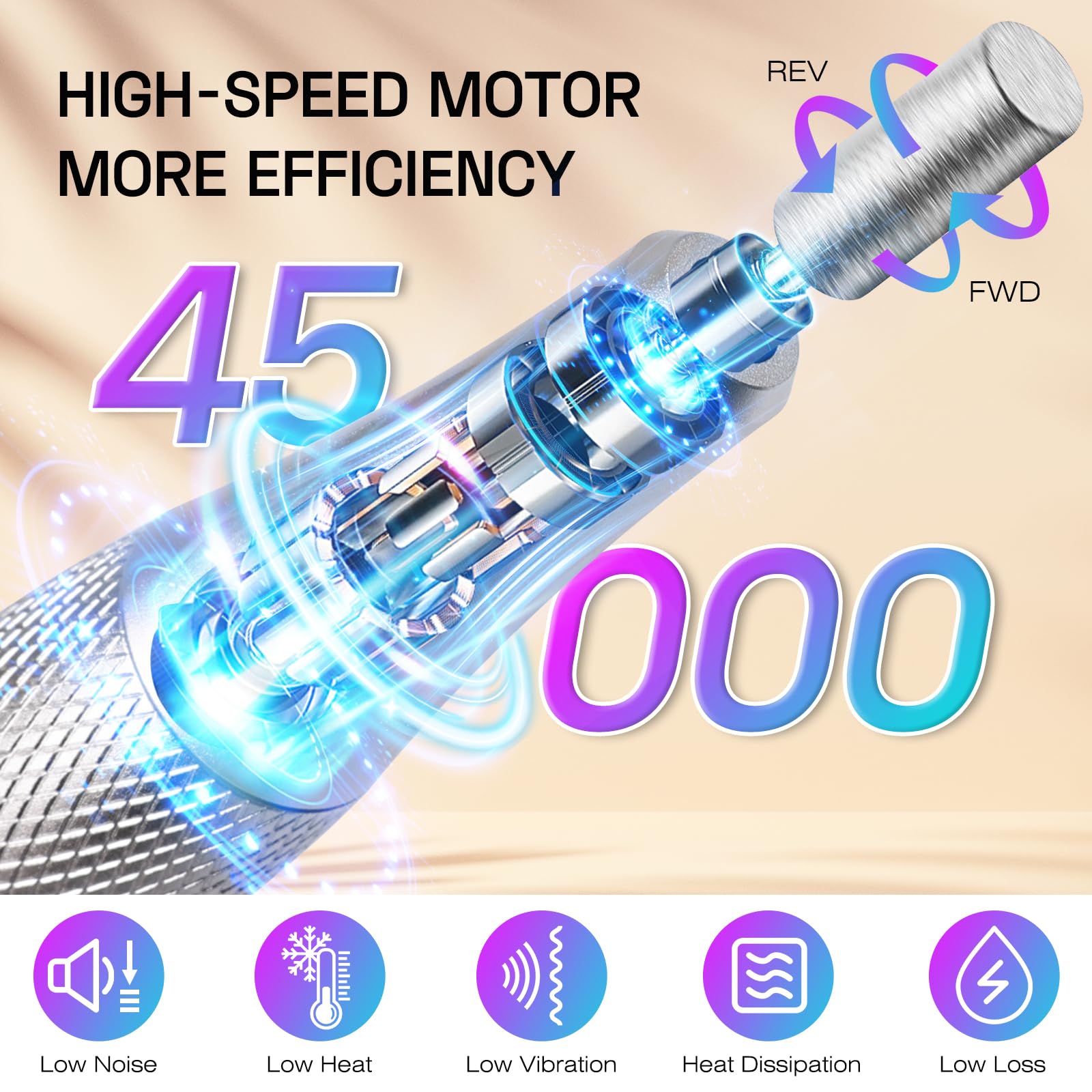 Amazon.com: Electric Nail Drill File Machine: Professional