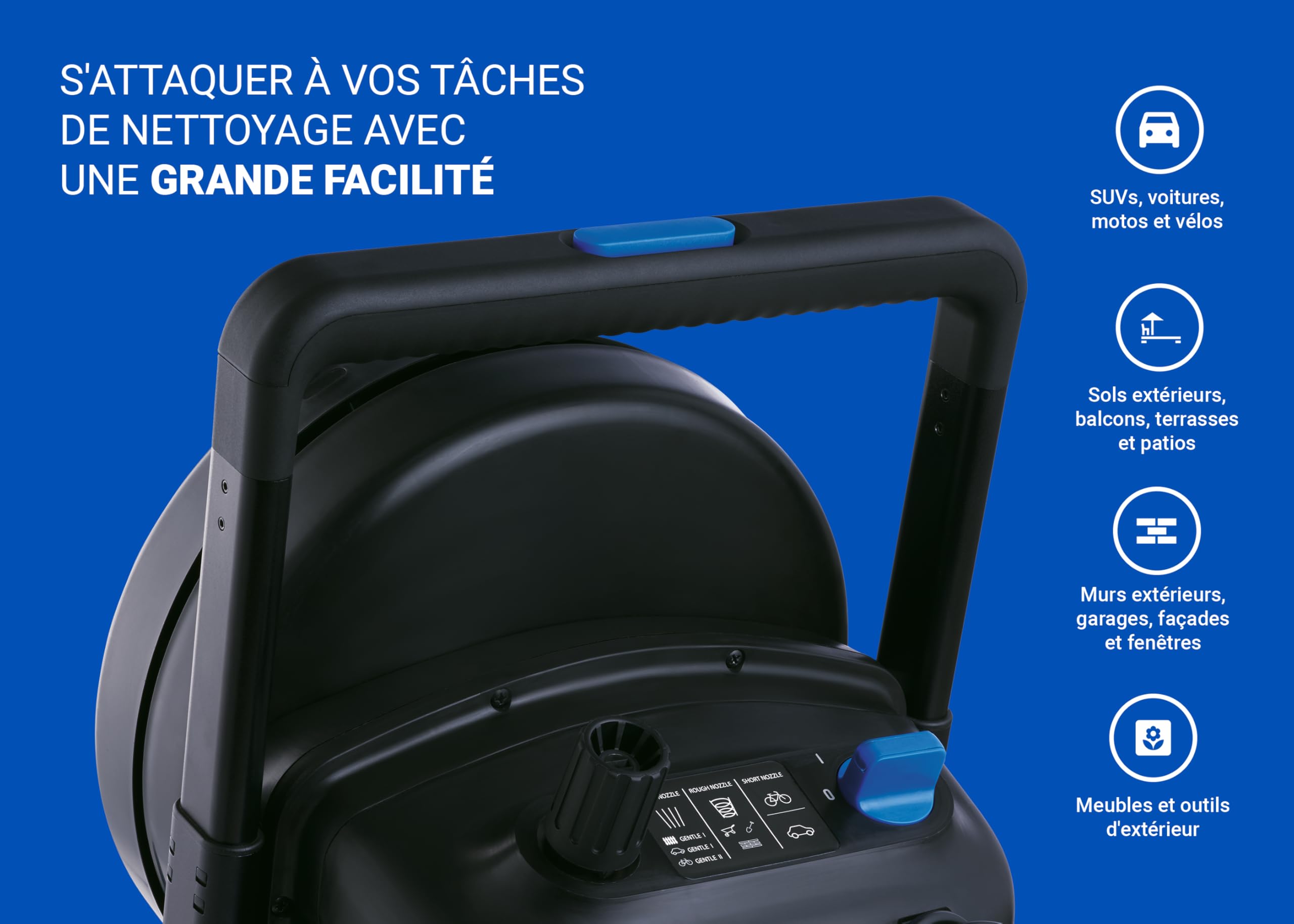 Nilfisk Nettoyeur Haute Pression Excellent 170 Bars - Grande Performant pour Le Jardin, Terrasse et Voiture (2300 W) 128471414