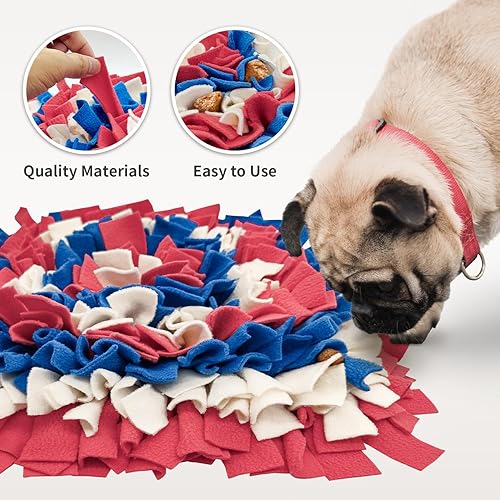Miniatura 16 de Tapete para olfatear mascotas para perros, tapete de alimentación para perros, tapetes de entrenamiento de nariz para forrajear instinto interactivo