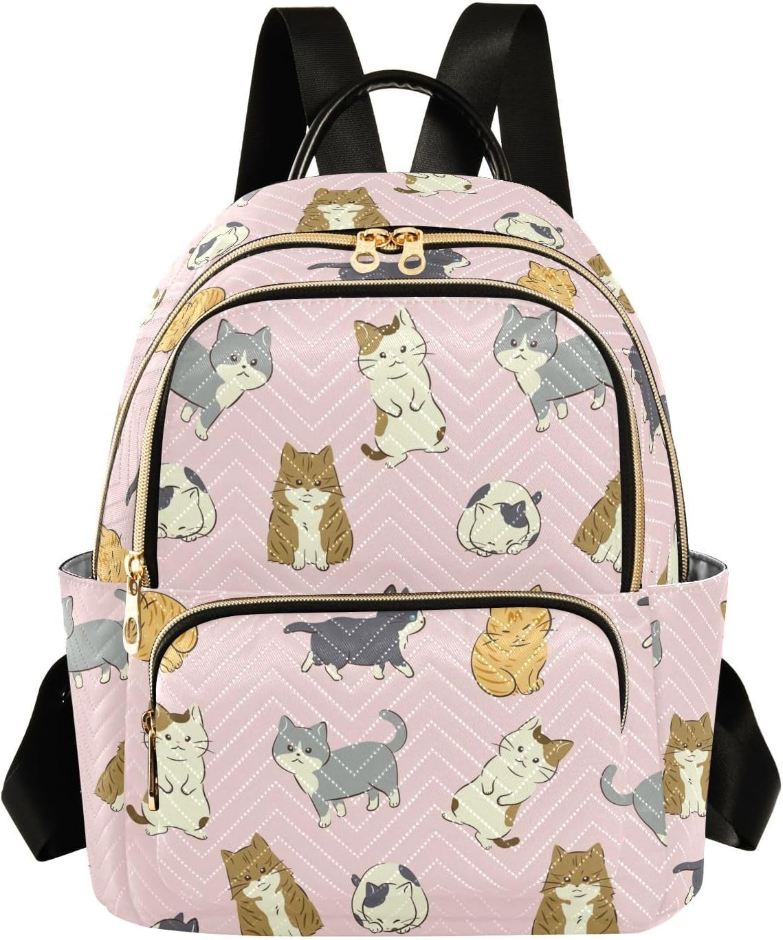 Amazon.com: NCRJCZQL Goth Bat Flowers Quilted Backpack Purse