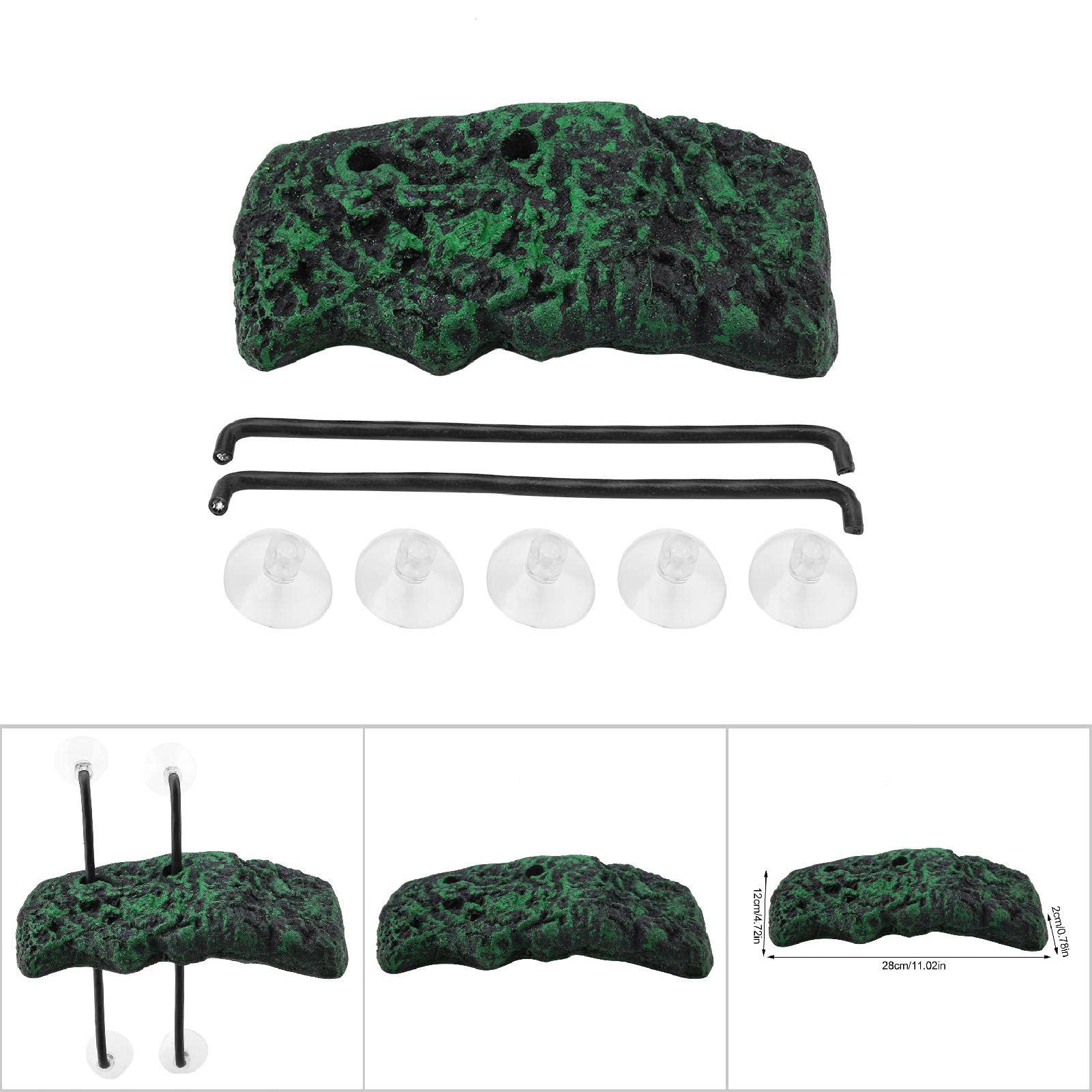 MOGOULUA Turtle Tank Aquarium avec Pompe à Eau Habitat de Reptile Turtle Tank Terrarium Turtle Basking Platform avec Couche Filtrante du Système de