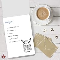 Vista 4 de Hojas de notas blancas, papel de 20 libras, 500 hojas por paquete (3 x 5)