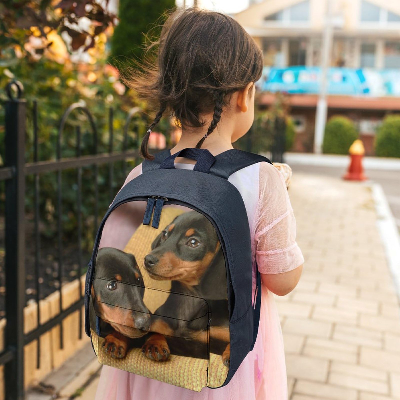 Amazon.co.jp: 子供リュック ダックスフンド 犬 動物 キッズバッグ