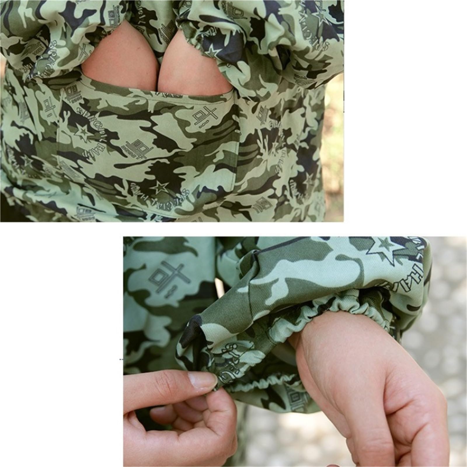 Traje de apicultura plegable, chaqueta y velo, traje protector de apicultura con doble cremallera, ropa de apicultor con sombrero(Bright green)