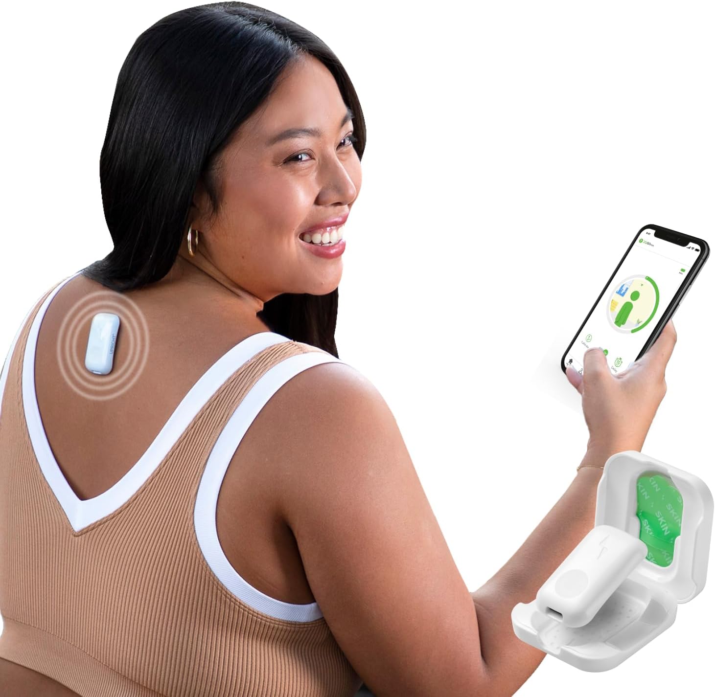 Upright GO 2 Back Posture Trainer and Corrector | Strapless, Low Profile and Easy to Use | Complete Apps and Training Plan | Build Back Health Benefits and Confidence