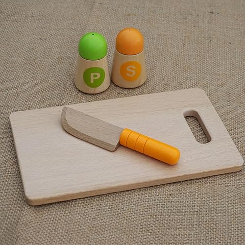 Miniatura 5 de Cuchillo de madera para niños pequeños de 3 piezas para cortar cuchillos para niños pequeños para cocinar, cuchillos seguros para niños, cortar