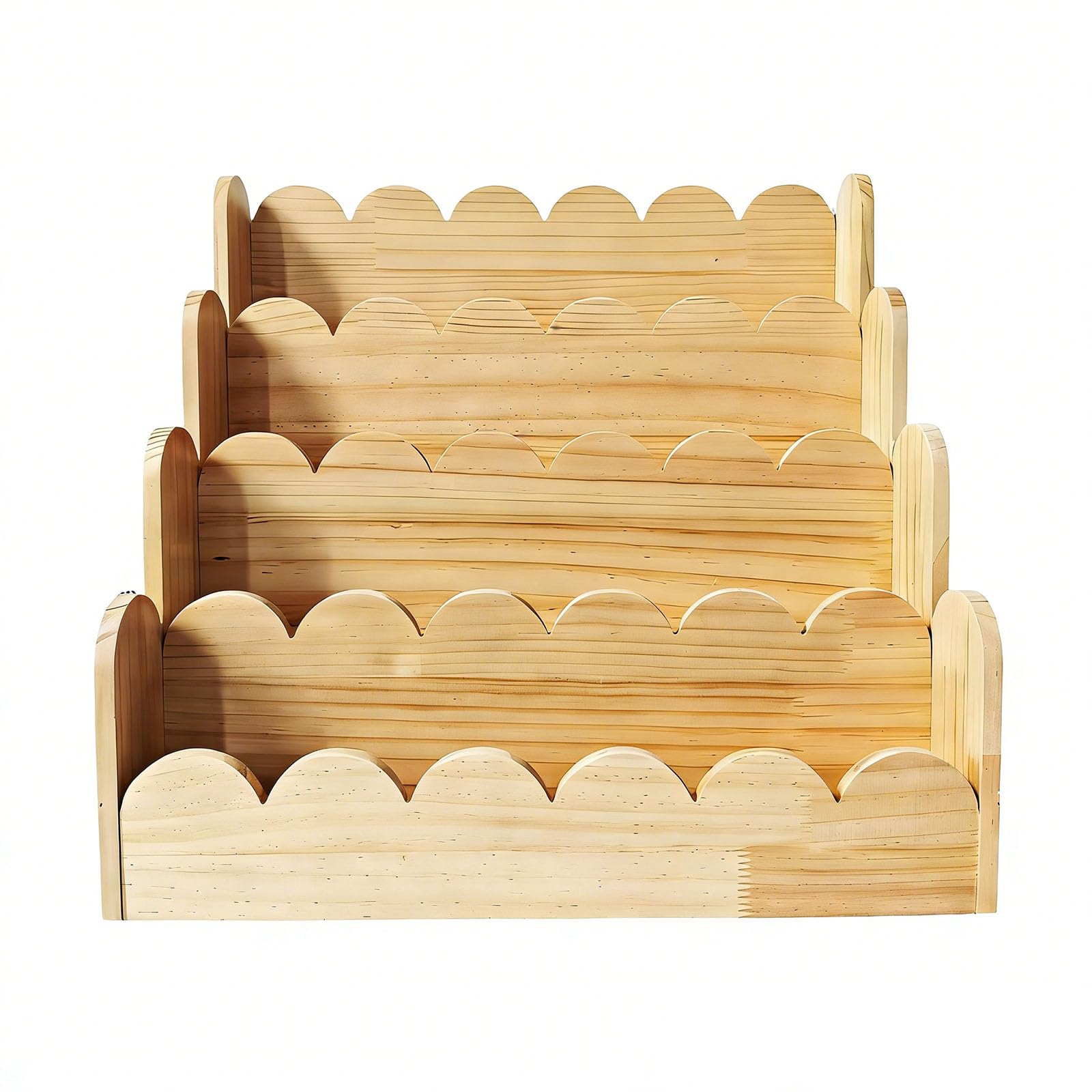 Libreria in legno a più sezioni per bambini, supporta lo sviluppo dell'apprendimento e mantiene i libri illustrati ben organizzati per la cameretta dei bambini