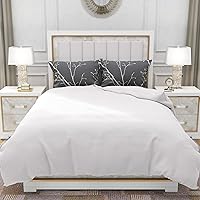 Vista 4 de YIYEA Juego de 2 fundas de almohada estándar de microfibra ultra suave de doble cepillado, fundas de almohada estándar, fundas de almohada florales