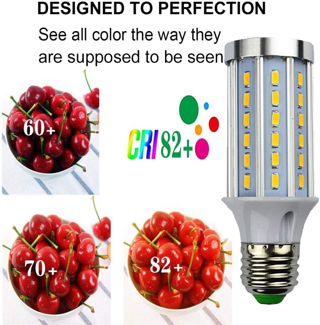 Bombilla LED, Bombilla LED E26/27 de 10 W, Equivalente a bombilla halógena de 80 W, 800 lm, Ángulo de 360, Tornillo E27, No regulable, Sin parpadeo, 85-265 V, Iluminación LED E26/E27