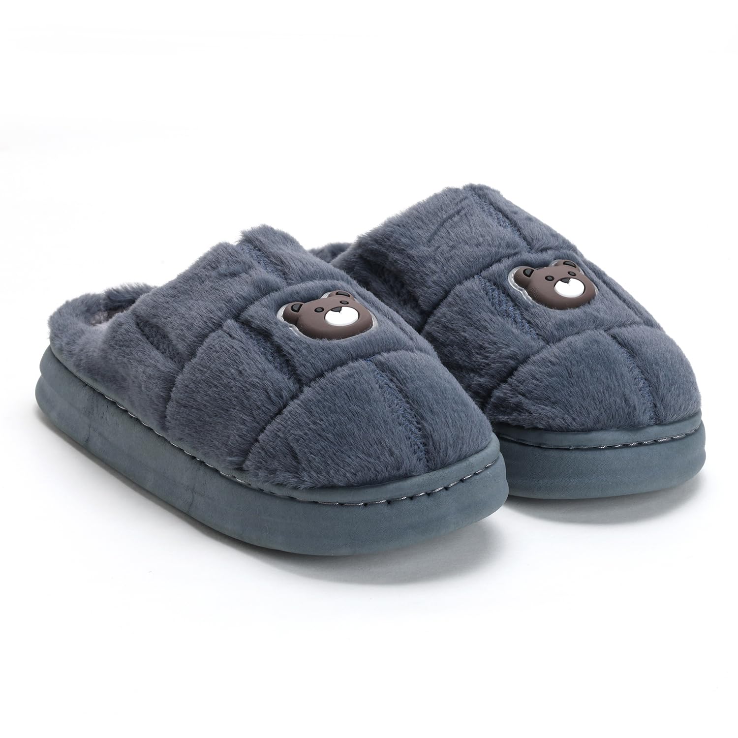 topibaaz Women Winter Slipper Soft Fleece Lining Woolen Flip Flop Slides Men Indoor Carpet Spa Home Slipper for Bedroom Sandals-picture-11