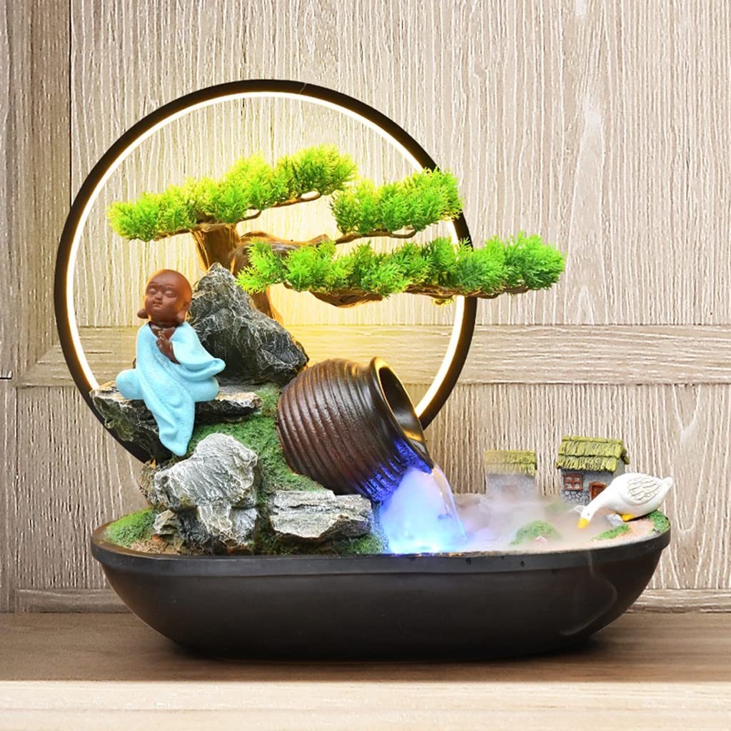 フェイクスレート 石の滝 卓上噴水 Amazon.co.jp: Universal Lighting