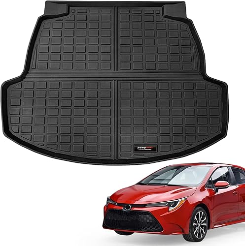 Jdeymat Forro de carga de automóvil para Toyota Corolla Sedan 2020 2021 2022 2023 2024 2025 alfombrillas de maletero de goma TPE para todo tipo de