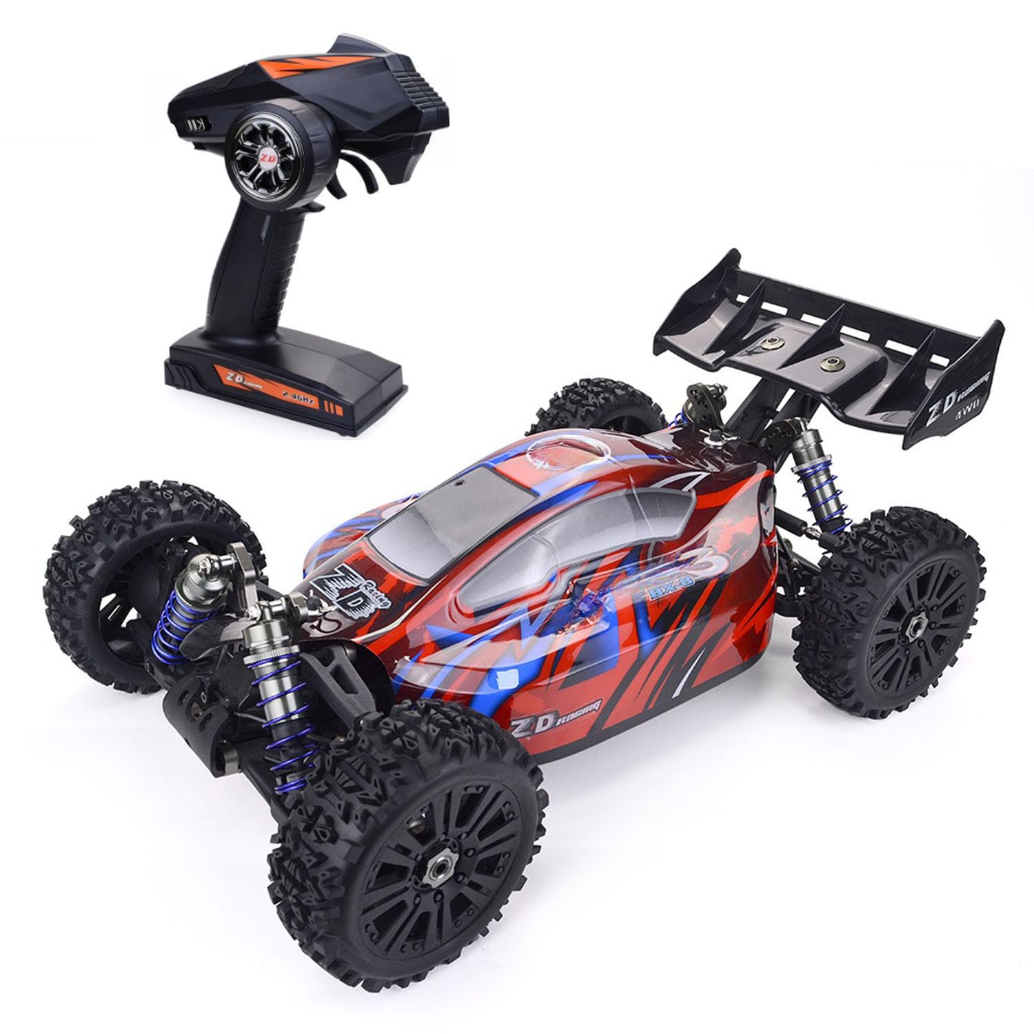 TOUCAN RC HOBBY 100 km/h Racing 1/8 High Speed RC Buggy 9020 V3 4X4 Telecomando Elettrico Fuoristrada Pronto to Run Metallo Ammortizzatore