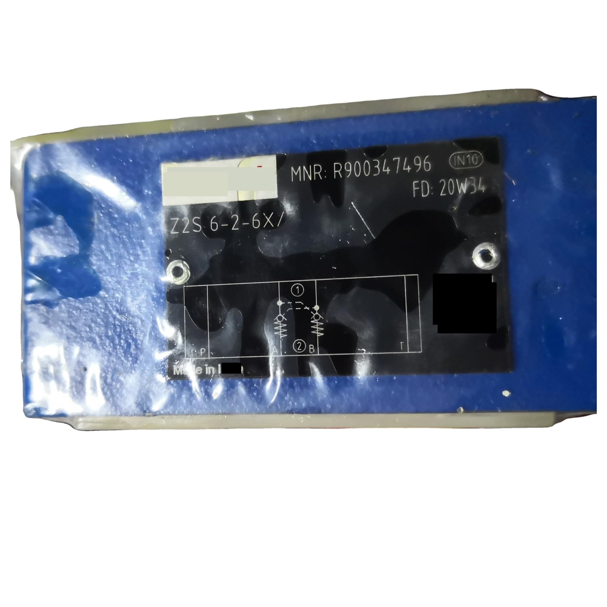Vanne Z2S 6-2-6X / Z2S6-2-6X / R900347496 isolateur hydraulique taille 6