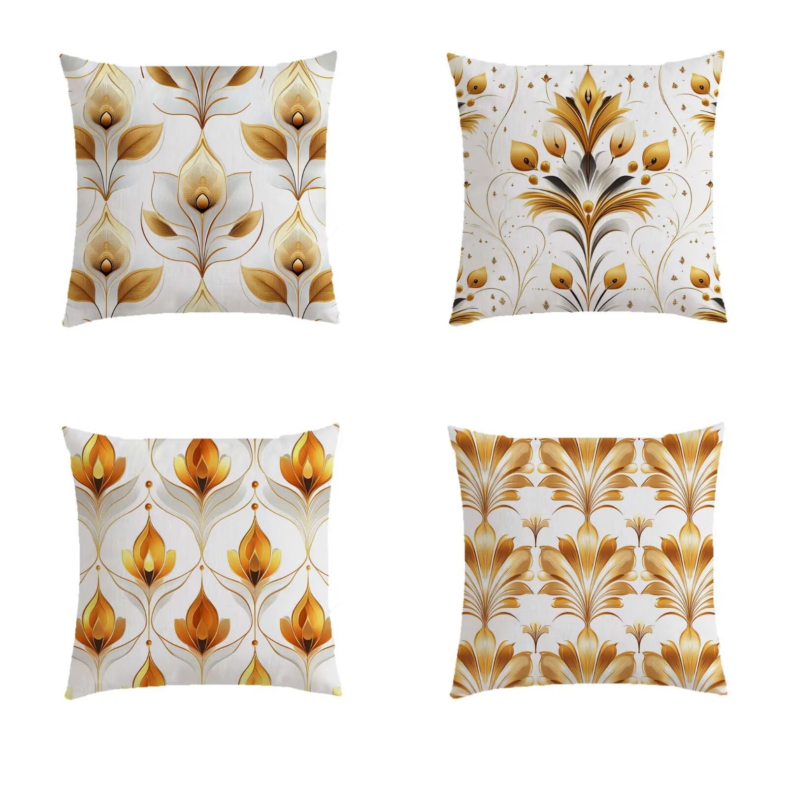 Housse de coussin salon de jardin extérieur 80x80 en lin pour grand canapé de terrasse
