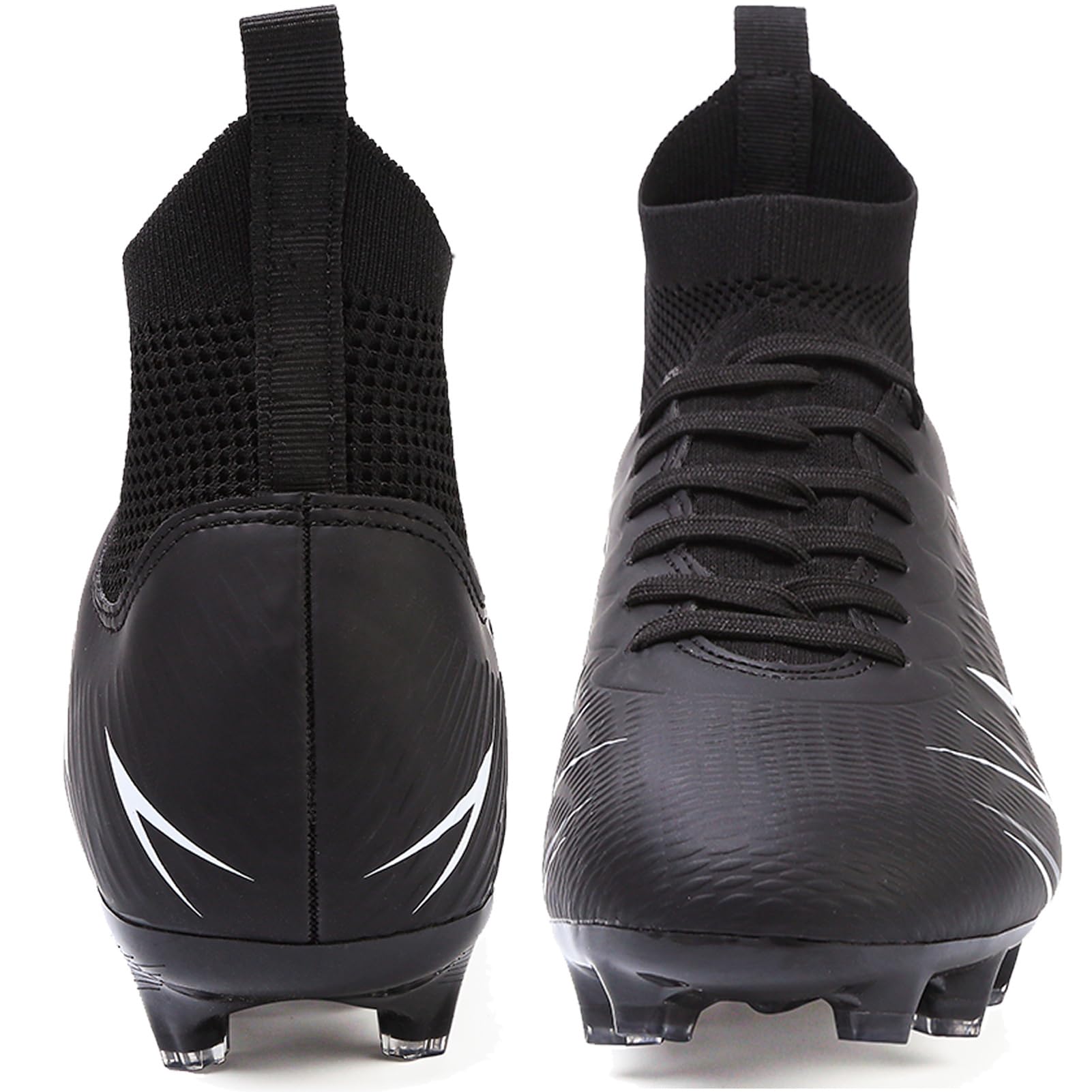Mens Football Boots Spike High Top Football Shoes Astro Turf Trainers AG FG Soccer Cleats Boys Professional Athletic Shoes - 5