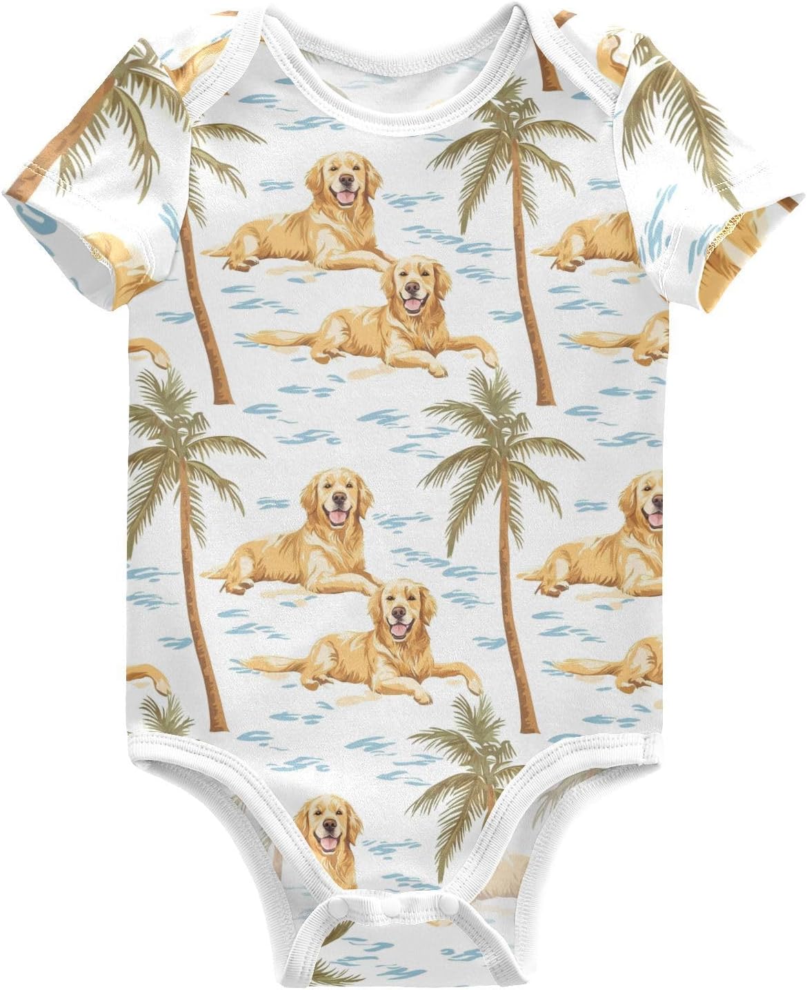 vvfelixl Baby Girls' Bodysuits Champagne Bottle Short Sleeve Cotton Baby Boy Clothes for 0-3 Months