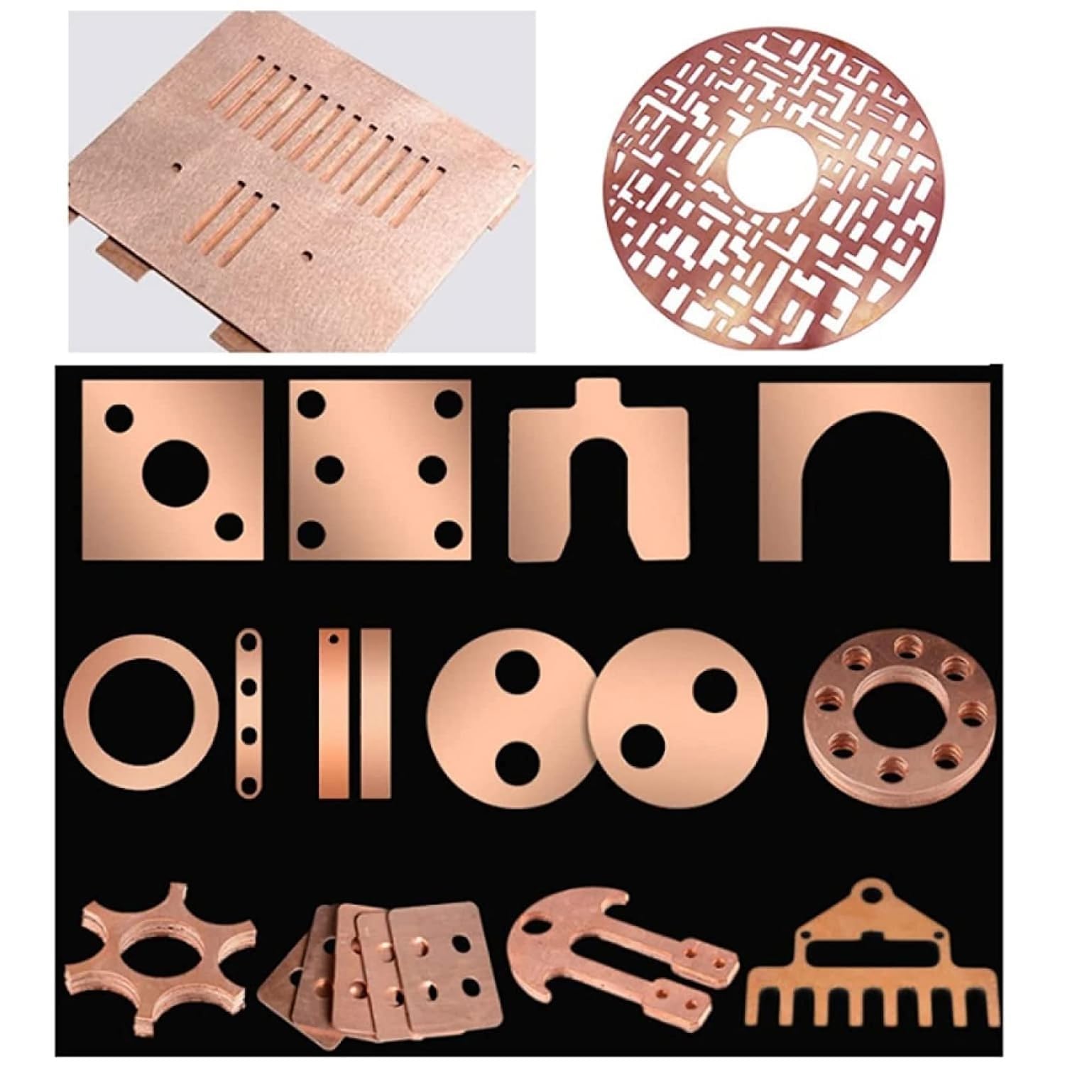 Nastro adesivo in rame resistente, Nastro in lamina di rame T2 Nastro in rame, lamina di rame ad alta purezza(0.3mm)