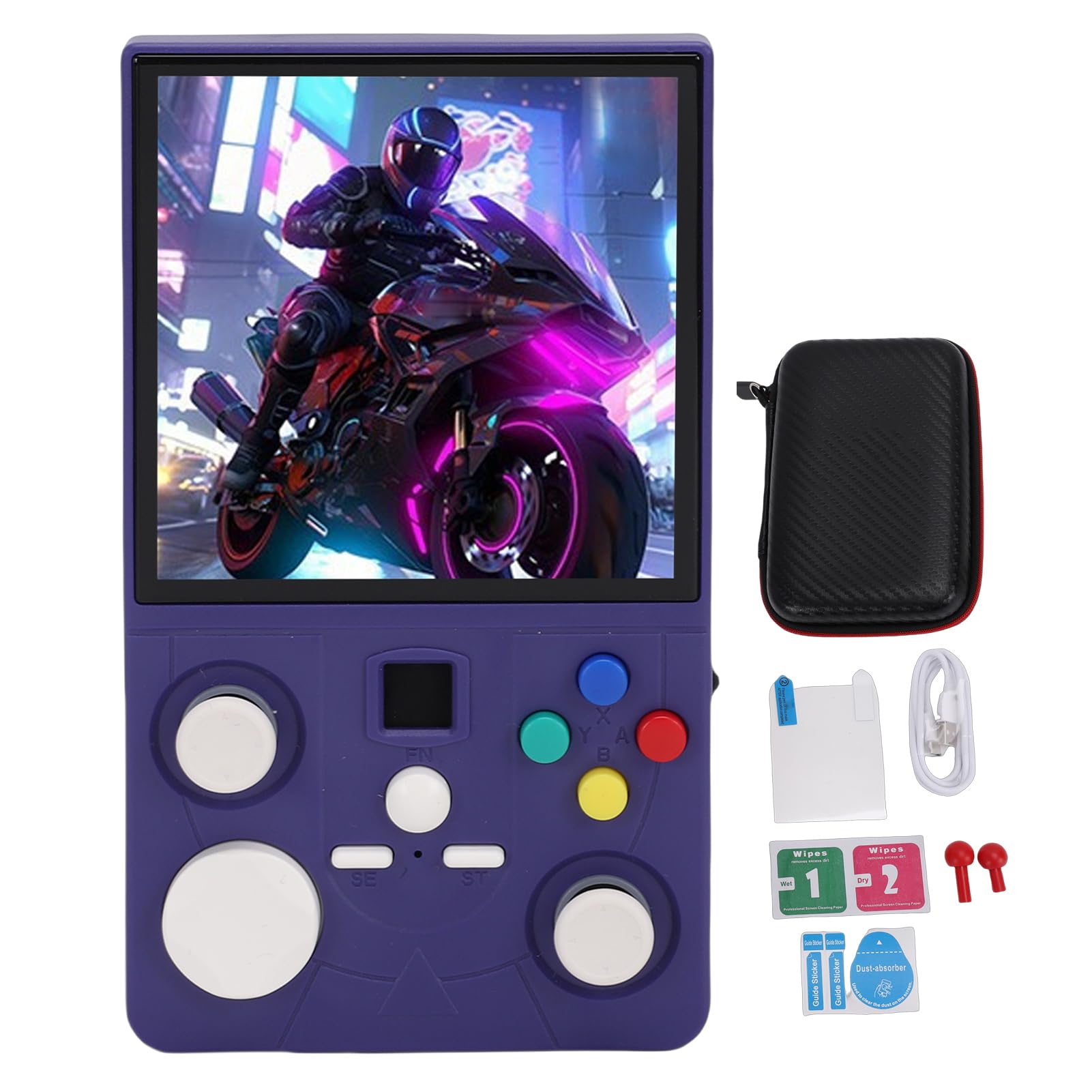 Console di Gioco Portatile WiFi con Doppio Joystick, Schermo HD da 4 Pollici per Supporto Multiplayer Online, Batteria Ricaricabile (#9)