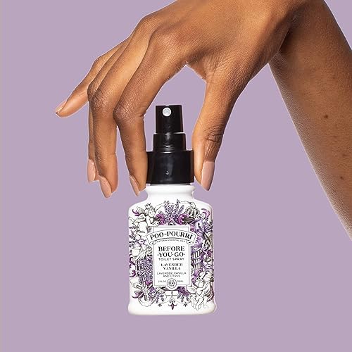 Miniatura 7 de Poo-Pourri Before-You-Go Espray para inodoro Plástico Aroma a lavanda y vainilla 2 onza