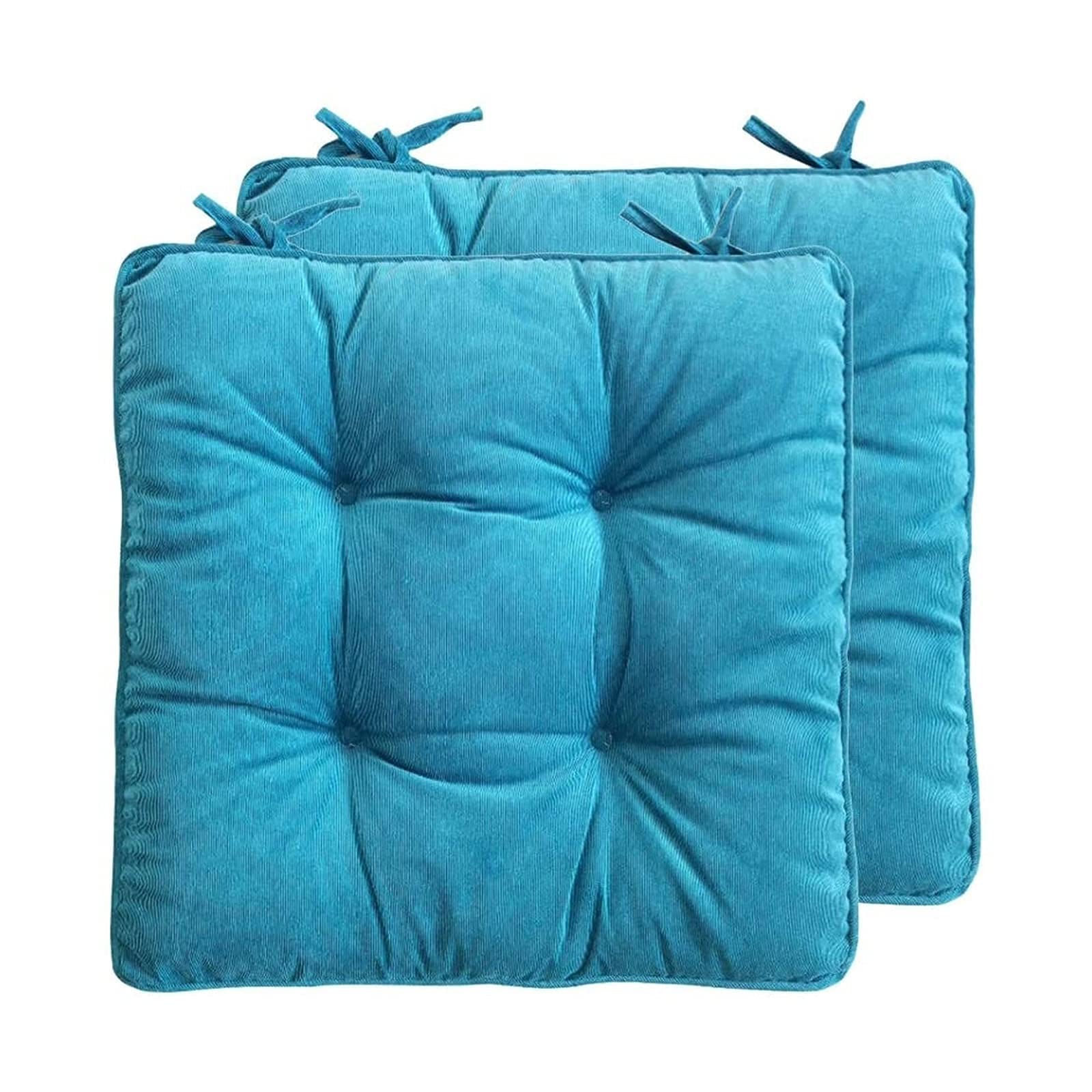 Coussin de chaise épais lot de 6 assises confortables avec attaches pour maison